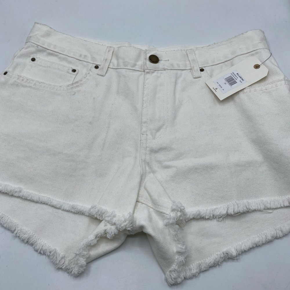 Jorts Billabong Women's Cruisin Along Denim Jean Short 29 Distressed White